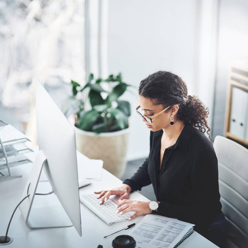 Immigration lawyer assisting with a Canadian work permit application