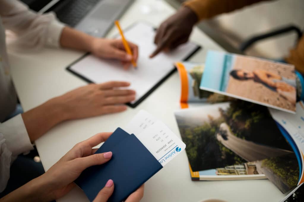 Canadian citizenship and passport application documents